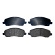 PASTILLAS DELANTERAS MITSUBISHI LANCER/ DODGE CALIBER (CAJA COLOR GRIS / SEMI-METALICA) (MHW) (D866-7741)