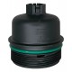 TAPA PORTA FILTRO ACEITE PEUGEOT 206/207/307/408/PARTNER/CITROEN C2/C3/C4/BERLINGO/CENTAURO 1.6/DONGFENG S30 (RAFFKO)