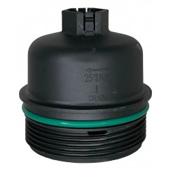 TAPA PORTA FILTRO ACEITE PEUGEOT 206/207/307/408/PARTNER/CITROEN C2/C3/C4/BERLINGO/CENTAURO 1.6/DONGFENG S30 (RAFFKO)