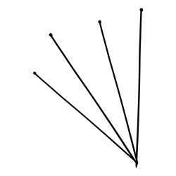 TIRRAPS PLASTICOS (4 UNIDADES)(4.8X400MM- 4.8X380MM 5.2X380MM) (38-40 CENTIMETROS)