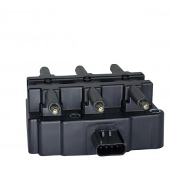 BOBINA ENCENDIDO DODGE CARAVAN 3.3 3.8 01-09 3 PINES LATERALES (HARFON) ICCD07