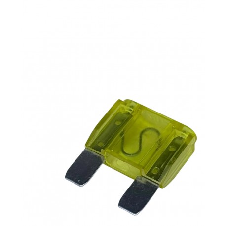 FUSIBLE MAXI 20 AMPERIOS TIPO MUELA AMARILLO (LAFA RACING)