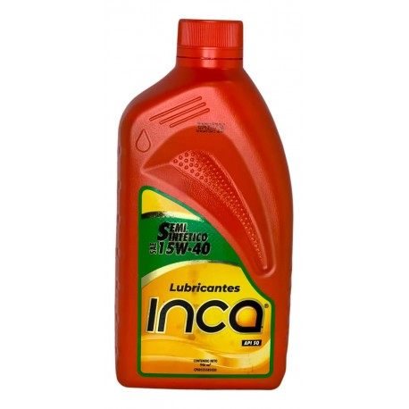 ACEITE SEMISINTETICO 15W-40 API SQ SAE 0,95 LITROS (INCA)