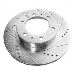 DISCO DE FRENO DELANTERO 4RUNNER/TACOMA/FORTUNER 03-09 / FJ 07-14 (PERFORADO) (GMQ) 43512-35322