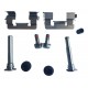KIT ANTIRUIDO COROLLA/EVOLUTION 07-12 (RUEDA DELANTERA) (CON PASADORES) (GMQ) KA-7156C