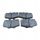 PASTILLAS DELANTERA TOYOTA 4RUNNER/LAND CRUISER/SAMURAI/MACHITO (SEMI-METALICA) (GMQ) D137/P-7069