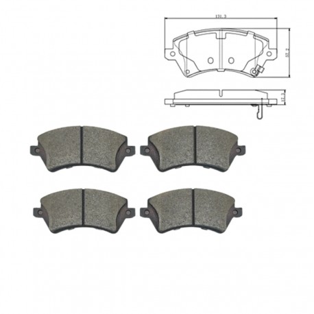 PASTILLAS DELANTERA TOYOTA NEW SENSACION 03-08 (CERAMICA) (GMQ) D1215/P-7154-CER