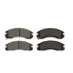 PASTILLAS DELANTERA MITSUBISHI GALANT/MX/MF/RAV4/MIRAGE (SEMI-METALICA) (GMQ) P-7356