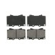 PASTILLAS DELANTERA TOYOTA 4.5/LAND CRUISER/ MACHITO CHASSIS LARGO 98-12/PRADO 96/TUNDRA 98-06 (SEMI-METALICA) (GMQ) D772/P