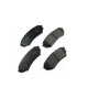 PASTILLAS TRASERA TOYOTA LAND CRUISER 98-07/AUTANA/BURBUJA/PRADO/LX470/MACHITO (SEMI-METALICA) (GMQ) P-7640