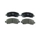 PASTILLAS DELANTERAS LANCER TOURING 2.0 CS6 OUTLANDER 2.4 DODGE CALIBER (SEMI-METALICA) (GMQ) D866/P-7741
