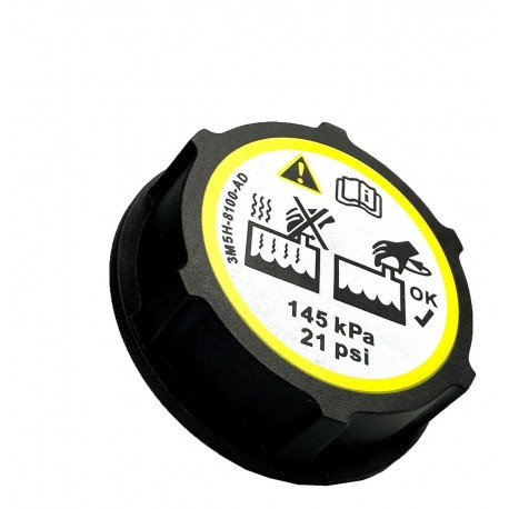TAPA ENVASE AGUA MAZDA 3 2.0/FOCUS 2.0/FIESTA TITANIUM 05-09 (MHW) (PLASTICA) (145KPA 21PSI) 3M5H-8100AD