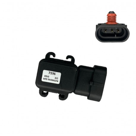 SENSOR VALVULA MAP SILVERADO 02-08/BLAZER VORTEC (MTE-THOMSON) (CONECTOR 3 PINES) 7196