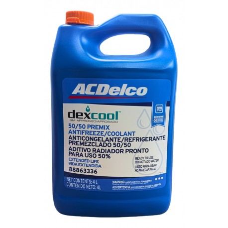 REFRIGERANTE ROJO GALON 50-50 (ACDELCO IMPORTADO) 52018018-A (ENVASE AZUL)