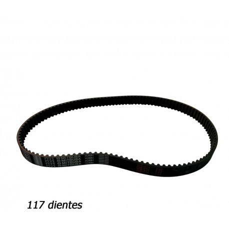 CORREA TIEMPO COROLLA BABY CAMRY 1.6/SAPITO 1.6/PANTALLITA 1.6 117 DIENTES (INYECCION) (XYASIN)