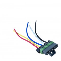 CONECTOR TAPA BOMBA GASOLINA CORSA (5 PINES) (TAPA METALICA)