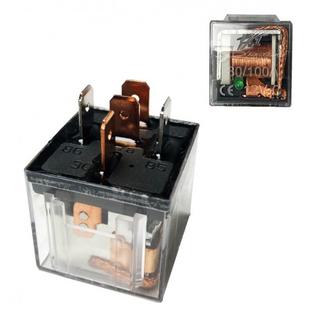 RELAY 5 PATAS 80/100 12V (PRECIO X UNIDAD)