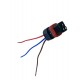 CONECTOR SENSOR VALVULA TEMPERATURA LOGAN/TWINGO/CLIO/SYMBOL/MEGANE CLASSIC/KANGOO/SCENIC/LAGUNA 1.6/SANDERO (3 PINES EN TRIANGU