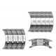 CONCHA BANCADA 0.10 MAZDA 3 2.0/MAZDA 6 2.3/ECOSPORT 2.0/FOCUS DURATEC 2.0/RANGER 2.3 SIN CUÑA INCLUYE AXIALES (MAHLE)ORIGINAL