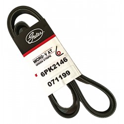 CORREA UNICA FIESTA BALITA/POWER/MAX/MOVE/KA/ECOSPORT1.6/ESCAPE 3.0 01-08 (DIRECCION MECANICA) (6PK2146) (GATES)