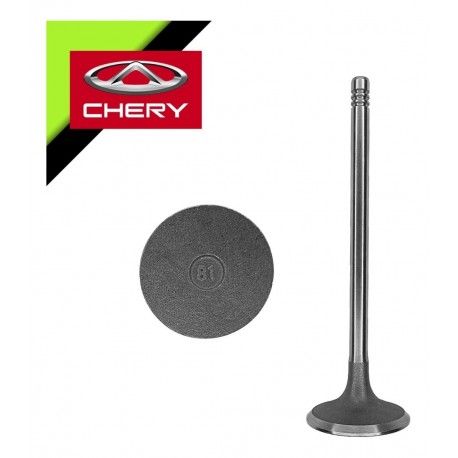 VALVULA ORINOCO//TIGGO 2.0/TIUNA X5/H5/GRAND TIGGO A520 ESCAPE (481H-1007012BA) (CHERY) (6MM VASTAGO, LARGO 106.5MM, ASIENTO 28M