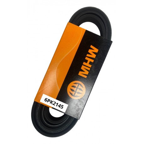 CORREA UNICA FIESTA BALITA/POWER/MAX/MOVE/KA/ECOSPORT1.6/ESCAPE 3.0 01-08 (DIRECCION MECANICA) (6PK2145) (MHW)