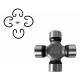 CRUCETA JEEP GRAND CHEROKEE 4,7 / CHEROKEE / C10 /BLAZER /(MGR) 369/521