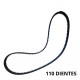 CORREA TIEMPO ACCENT 1.3-1.5/GETZ 1.3/BRISA 1.3 110 DIENTES (MHW) 60.000 KM