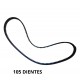 CORREA TIEMPO GETZ 1.6/ELANTRA 1.6 105 DIENTES (MHW) (24312-26001) 60.000 KM