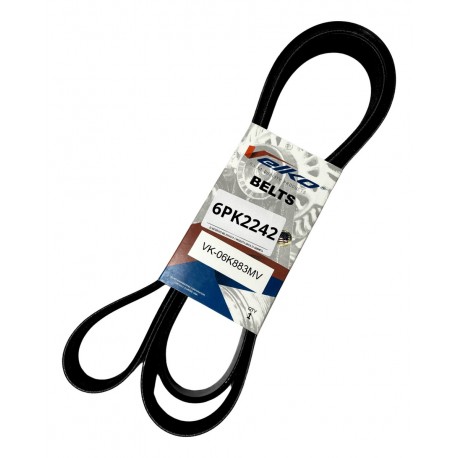 CORREA UNICA FIESTA BALITA/POWER/MAX/MOVE/KA/ECOSPORT 1.6 2.0 CON AIRE ACONDICIONADO (6PK2243) (VELKO)