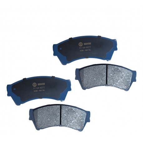 PASTILLAS DELANTERAS MAZDA 6 07-09/FUSION 06-11 (SEMI-METALICA) (MHW) MODELO 8277 SIN GANCHOS