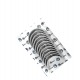 CONCHA BIELA 0.30 JEEP CHEROKEE/GRAND CHEROKEE/WRANGLER/COMANCHE/XJ 4.0 242 87-04 (RUSHMORE) 6-3310-30