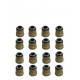 GOMA DE VALVULA JEEP GRAND CHEROKKE WK 16 BUJIAS 4.7L 08-10 (16 PCS-VITON) ""POSITIVE TYPE"" (RUSHMORE)