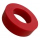 GOMA ESPIRAL TRASERA INFERIOR AVEO/CORSA/SPARK/MATIZ REFORZADA (GOMA ROJA)(POLIURETANO)