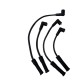 CABLE DE BUJIA LOGAN/SYMBOL/TWINGO/CLIO/KANGOO/SANDERO 8V (VELKO)
