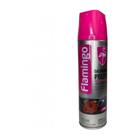 SILICON ABRILLANTADOR TABLERO Y TAPICERIA SPRAY 220 ML (FLAMINGO) F024
