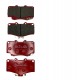 PASTILLAS DELANTERAS AUTANA/MACHITO/BURBUJA/MERU/PRADO/LAND CRUISER (SEMI-METALICA) (MASAKI)