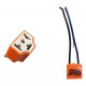 SOCATE BOMBILLO H4 P43T P45T RESISTENTE 300C° NARANJA 3C(HARFON)