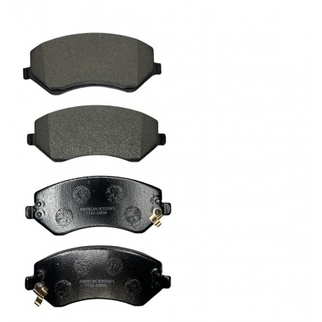 PASTILLAS DELANTERAS JEEP CHEROKEE LIBERTY KJ (02-03) / CARAVAN / GRAN CARAVAN (96-01) (SEMI-METALICAS) (AMERICAN BOSTONS)