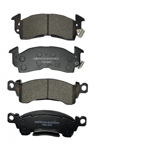 PASTILLAS DELANTERAS UNIVERSAL CHEVROLET / CAPRICE /MALIBU /C-10 /WAGONEER /CAMARO /NOVA /MONTECARLO (728A) (AMERICAN BOSTON